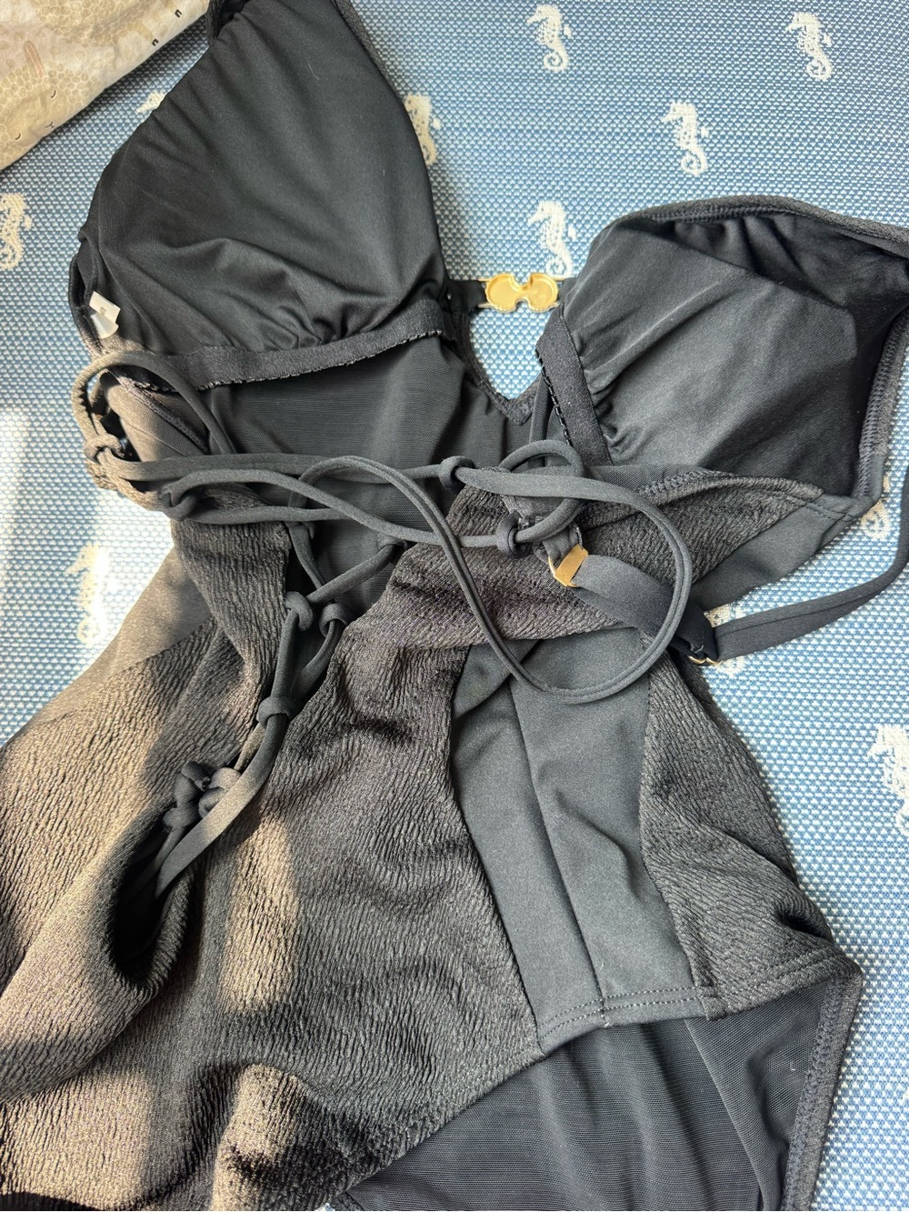 NWOT TA3 Mega Sculpting Plunge Keyhole Cheeky Cut One Piece Swimsuit - Picture 6 of 6